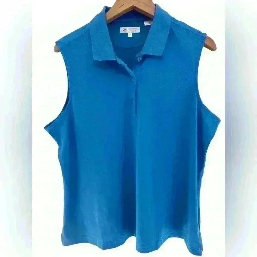 Monterey Club Women’s Sleeveless Golf Polo Size XL